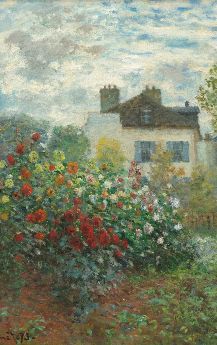 Claude Monet, The Artist's Garden in Argenteuil (1873)