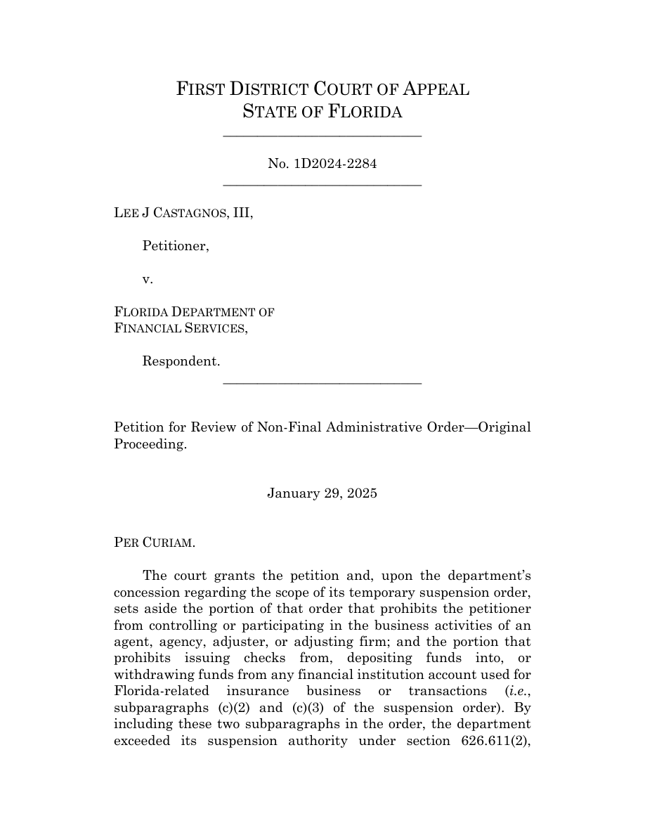 Original opinion page 1