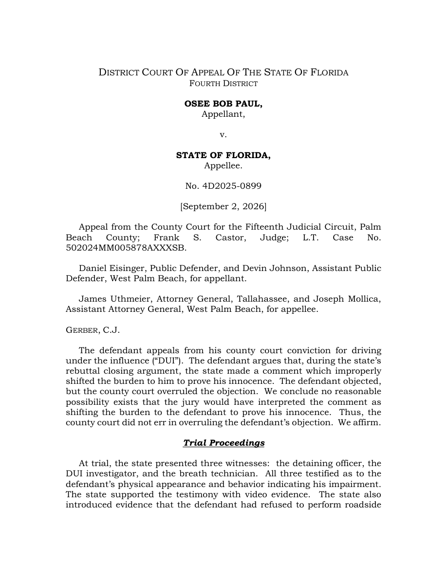 Original opinion page 1