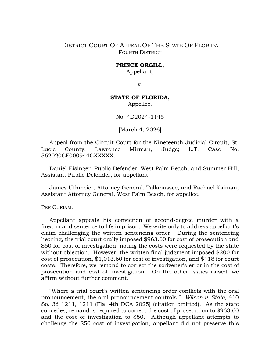 Original opinion page 1
