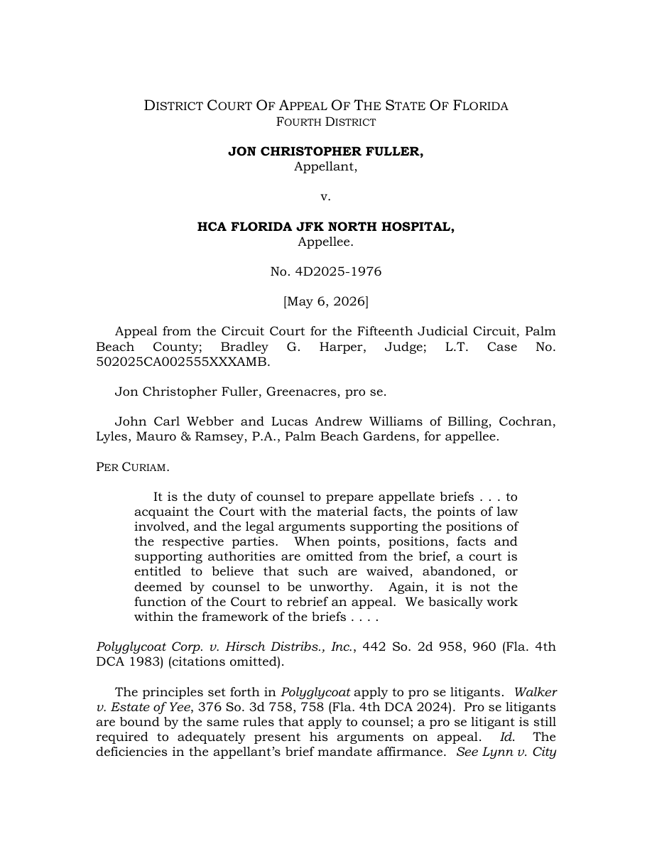 Original opinion page 1