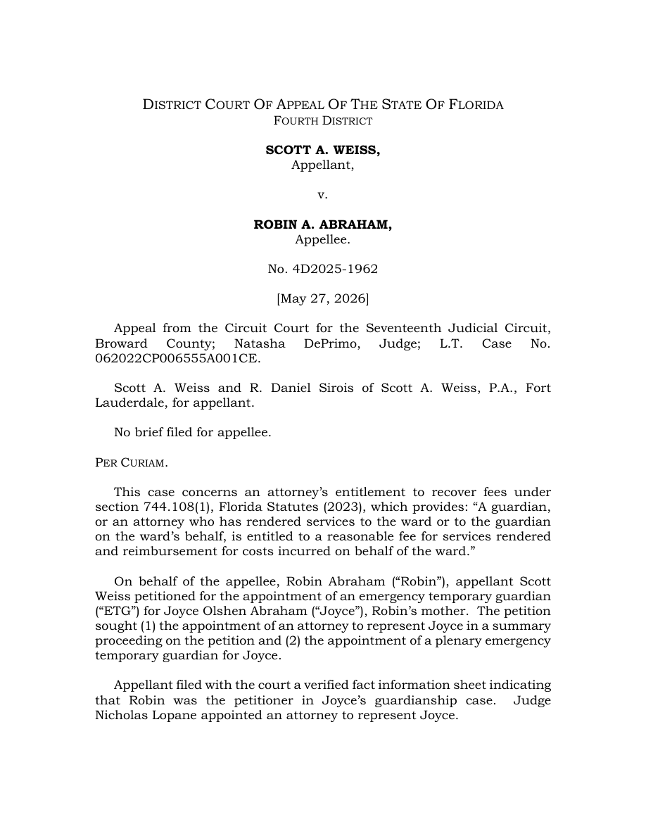 Original opinion page 1